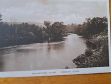 CANAAN, CONNECTICUT    Housatonic River   Vintage CT Postcard picture