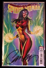 SPIDER WOMAN #1 (Marvel Comics 2020) -- J Scott Campbell Two VARIANTS Signed picture