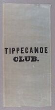 1840 William Henry Harrison Silk Campaign Ribbon, Tippecanoe Club, 1840-WHH-111 picture