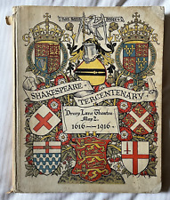 Shakespeare Tercentenary Commemoration Programme - 1916 - Drury Lane, Hardback picture