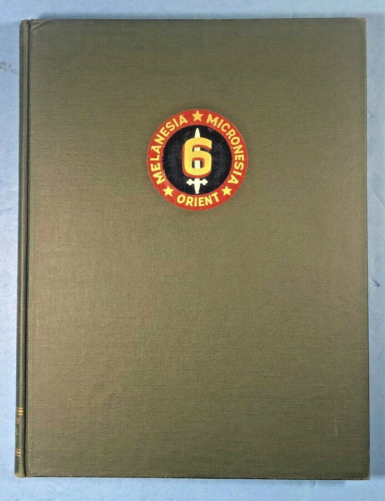 WW 2, USMC 6th Division History, 1st Ed., Signed by Lemuel Shepherd, Exc. Cond.