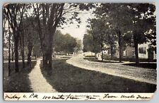 Stockbridge, Massachusetts MA - Main Street - Vintage Postcard - Posted 1908 picture