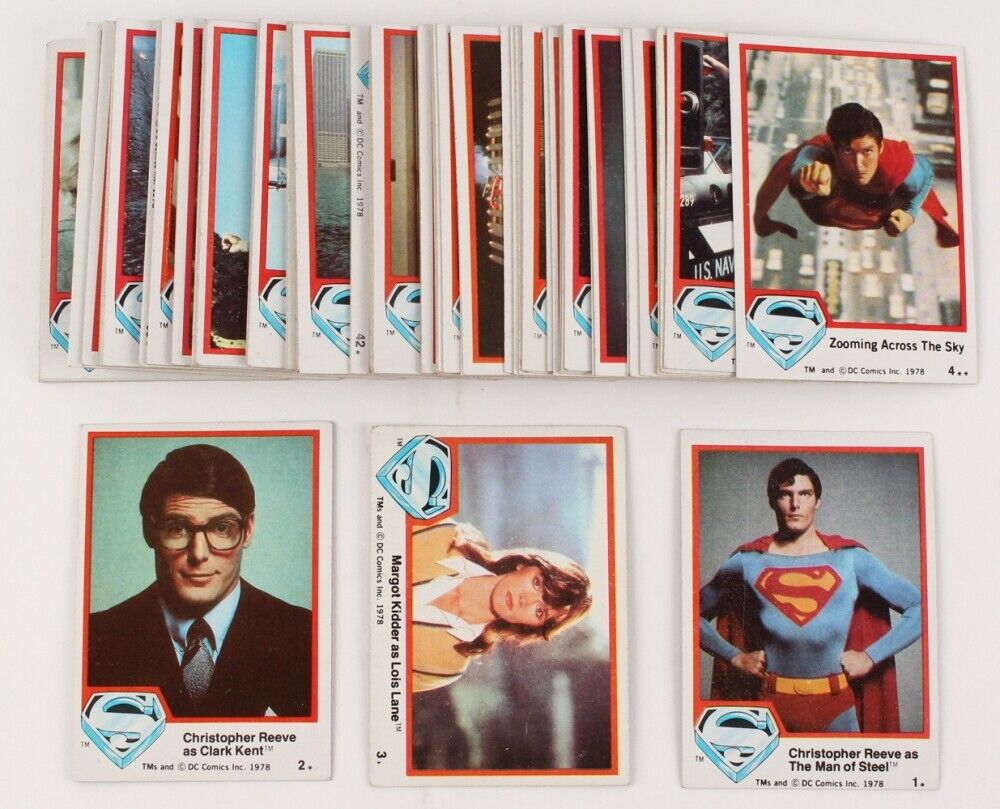 Superman Trading Cards singles NM cond. 1978 Topps U-Pick #1-77  
