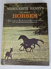 Marguerite Henry's ALL ABOUT HORSES Collectible Book Vintage 1967 picture