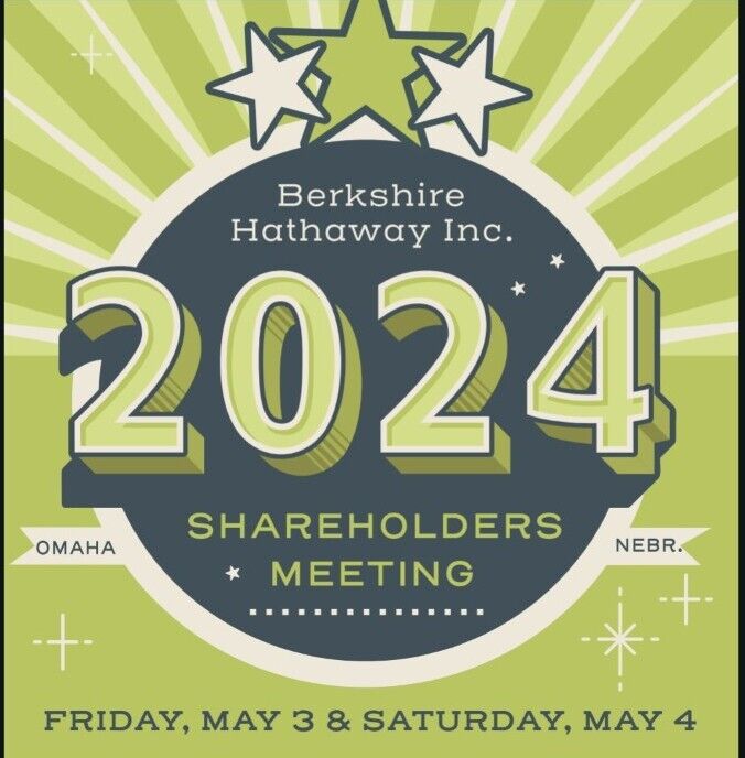 2024 BERKSHIRE HATHAWAY ANNUAL SHAREHOLDER MEETING Ticket PASS Credential Pass