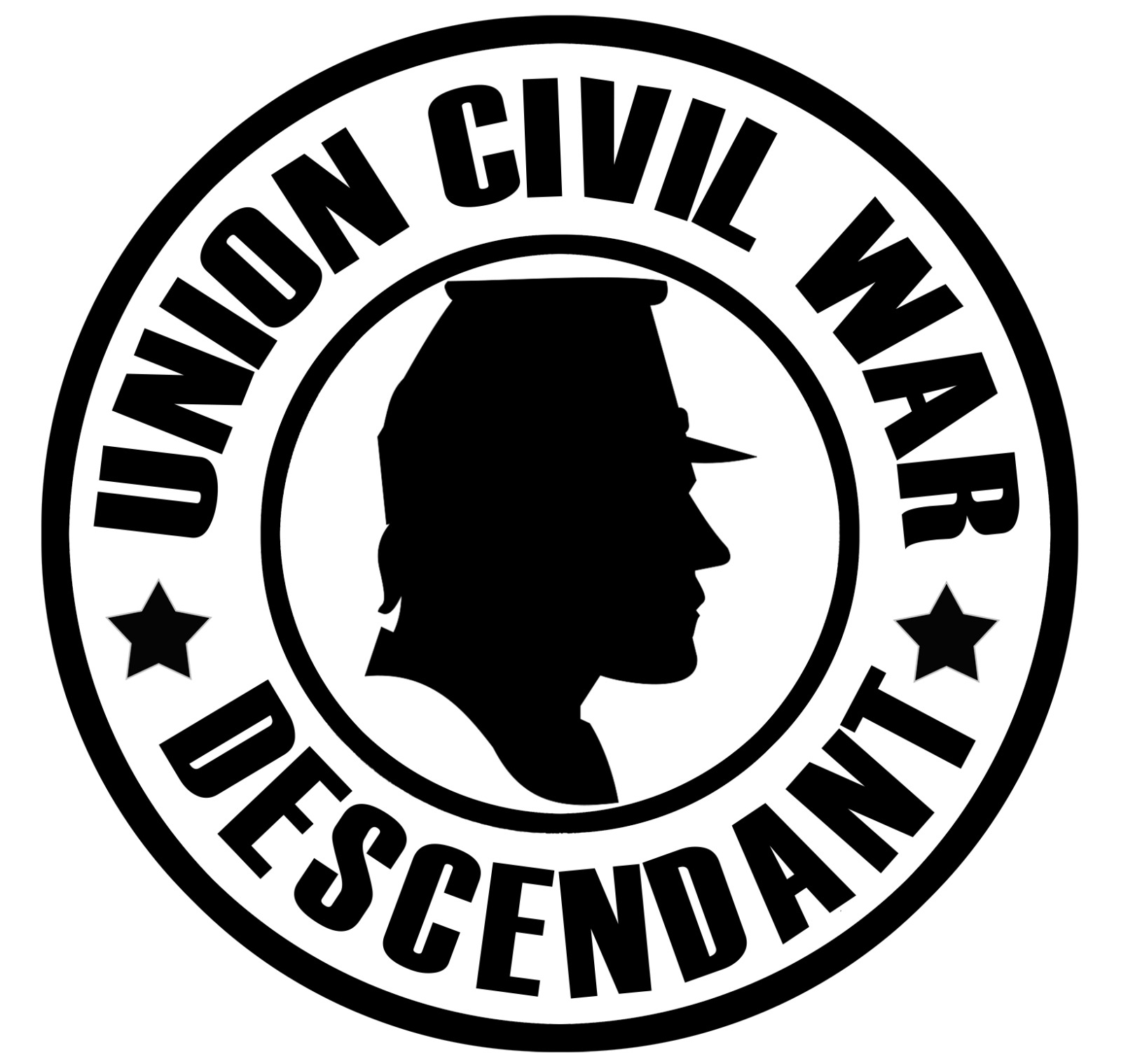 Union Civil War Descendant  - Vinyl Decal