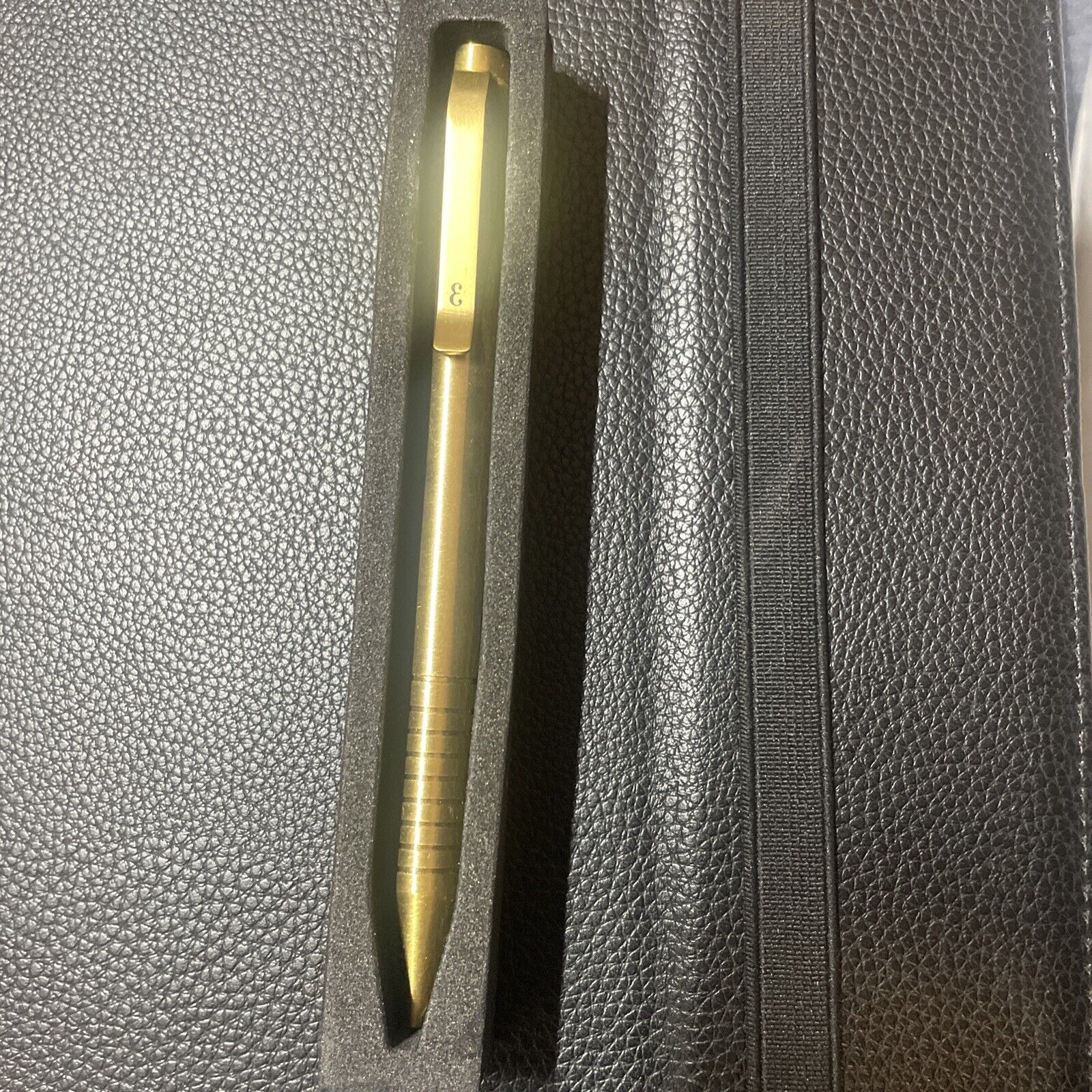Everyman Brass Grafton Mini Twist Pocket-Size Luxury Metal Writing Pen Premiu