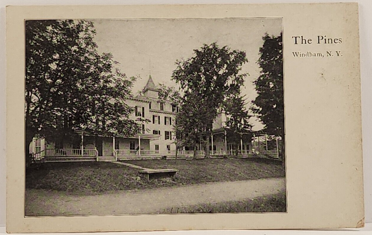 Postcard The Pines Inn, Windham, New York Vintage
