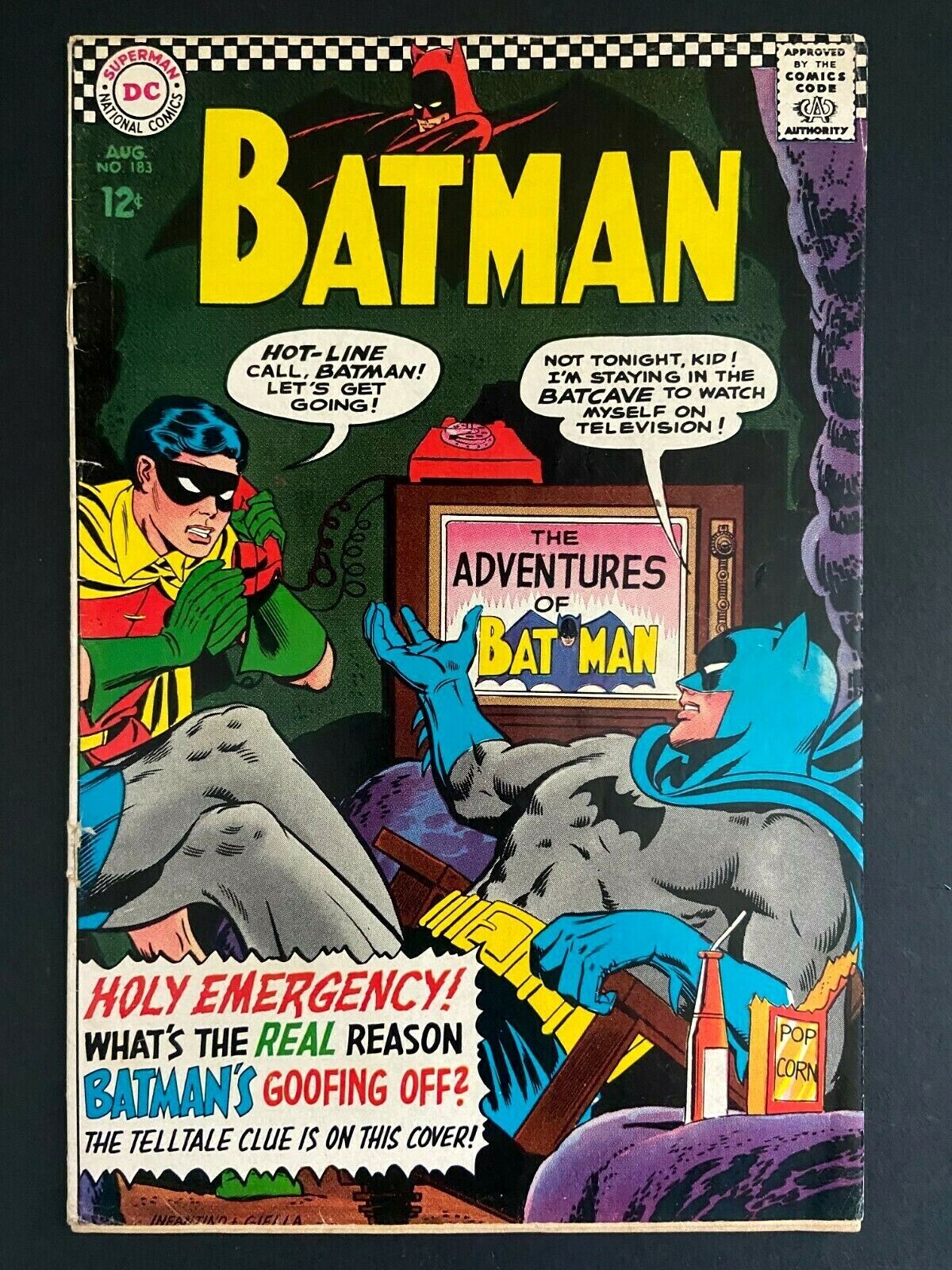 Batman #183 DC Comics 1966 Poison Ivy Robin Robert Kanigher Sheldon Moldoff 