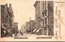Vtg Norfolk Virginia VA Granby Street View Tazewell Building 1905 Postcard picture