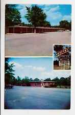 BROOK RUN LODGE MOTEL, RICHMOND 27, VA. - 1955 Multiview Postcard picture
