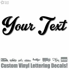 Custom Text Vinyl Decal Sticker Car Window Bumper Letters Numbers Lettering Name picture