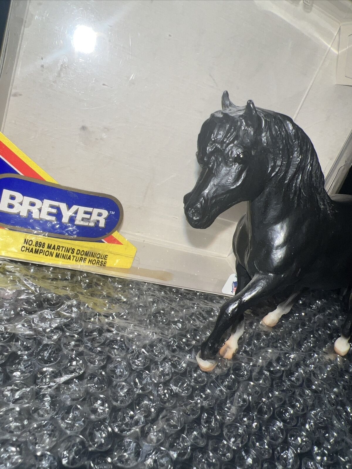 Breyer # 898 Classic Martin\'s Dominique Miniature Horse Black Merrylegs 1994-95