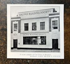 Halifax Building Society - Kingston - 1936 Press Cutting r492 picture