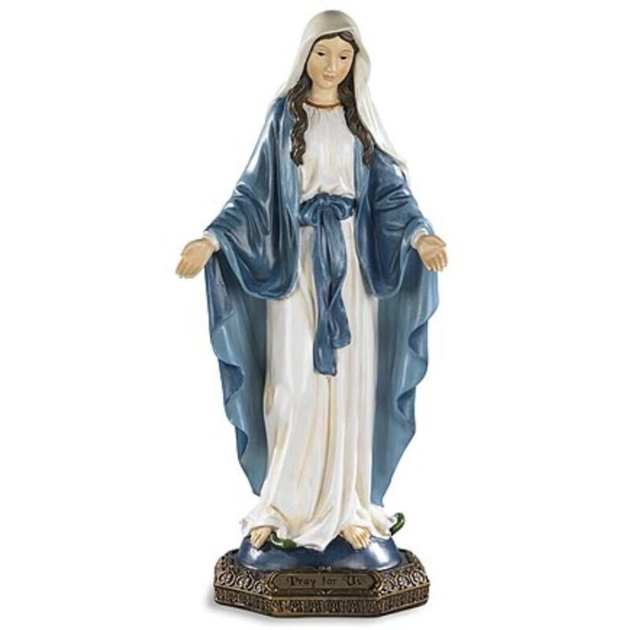 Hartland Our Lady of Grace Plastic Madonna 12 Inch Virgin Mary Statue Figure