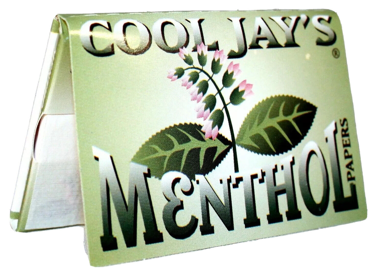 6 Cool Jay's 1.5 menthol mint flavored 1 1/2 cigarette rolling papers booklets