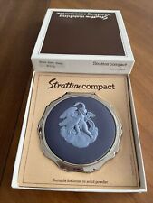 STRATTON JOSIAH WEDGWOOD LEDA AND SWAN NIB CONVERTIBLE COMPACT SILVER GOLD NEW picture