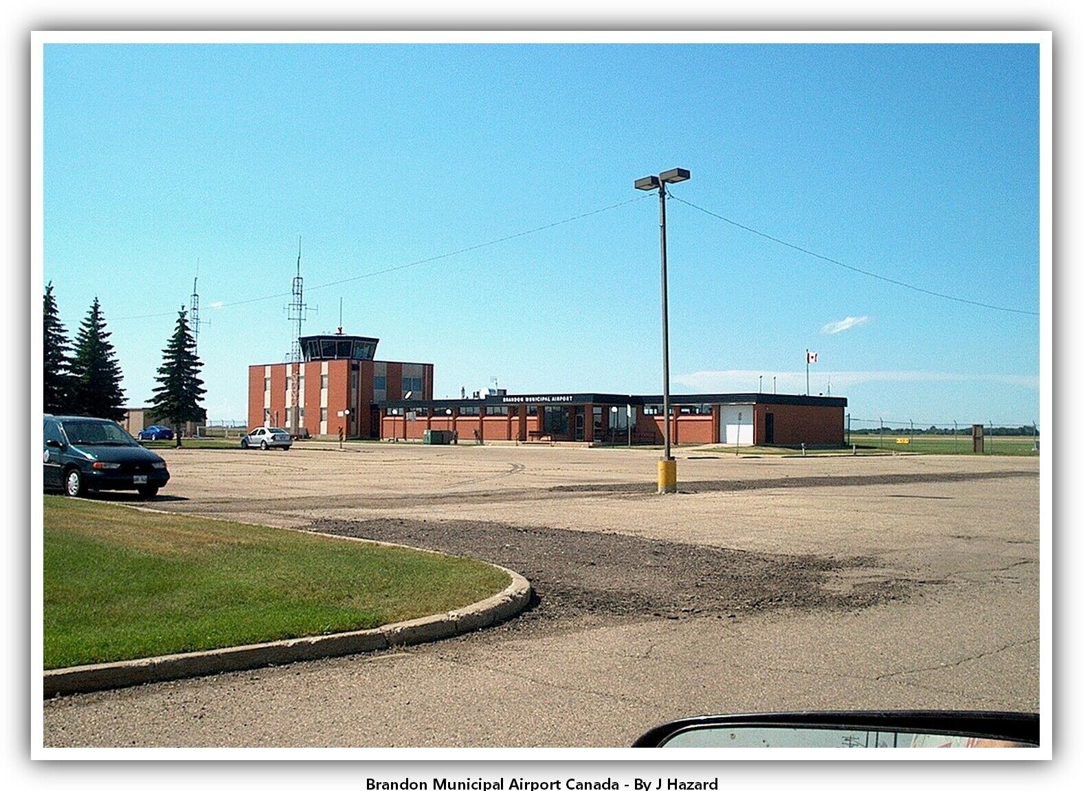 Brandon Municipal Airport Canada Airport Postcard