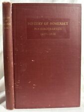 History of the Town of Somerset Massachusetts 1940 Book William Hart MA State picture
