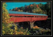 Postcard Taftsville Covered Bridge, Vermont picture