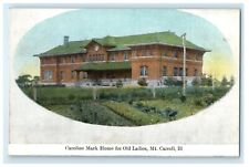 1908 Caroline Mark Home Old Ladies Mt. Carroll Illinois IL Posted Postcard picture