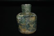 Ancient Early Islamic Glass Bottle from Jericho Palestine Ca. 700 AD to 900 AD  picture