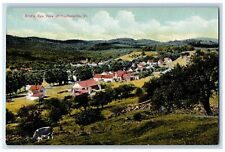 c1910 Overlooking Bird's Eye View Proctorsville Vermont Antique Vintage Postcard picture