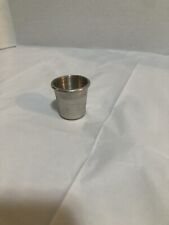Vintage Woodbury Pewterers thimble jigger shot glass picture