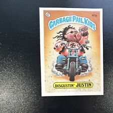 1985 Garbage Pail Kids Series 2 Disgusting Justin 47a Glossy * CL Pack Fresh picture