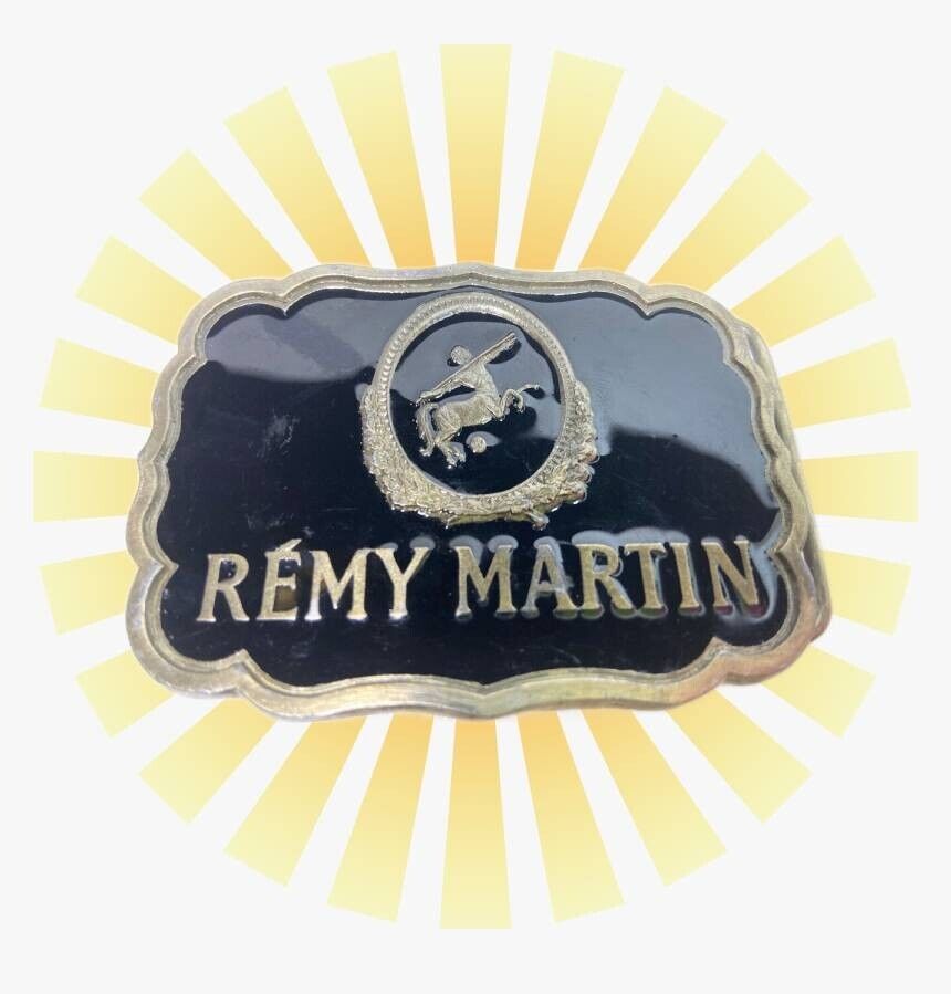 Vintage Remy Martin Champagne Cognac Liquor Belt Buckle Gift XO VSOP REMYY Logo