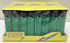 Clipper Jet REFILLABLE Lighters / Pack of 48 Green lighters /  picture