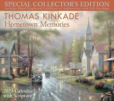 THOMAS KINKADE WITH SCRIPTURE - 2023 DELUXE WALL CALENDAR BRAND NEW - 872540 picture