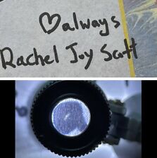 Columbine High School Shooting 1999 Victim Rachel Joy Scott Signed Cut Notebook picture