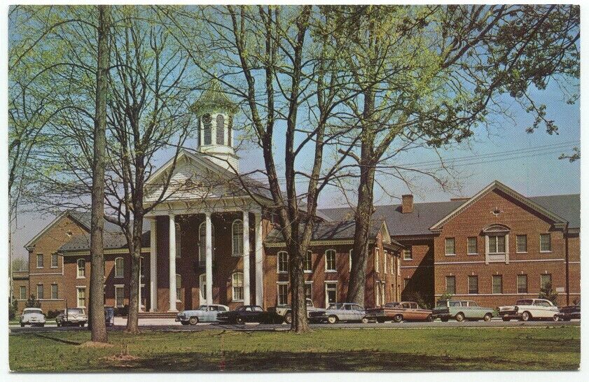 Belvidere NJ Warren County Courthouse Vintage Postcard New Jersey