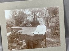 Victorian Antique Cabinet Card Photo ID’d Woman Roxbury Massachusetts picture