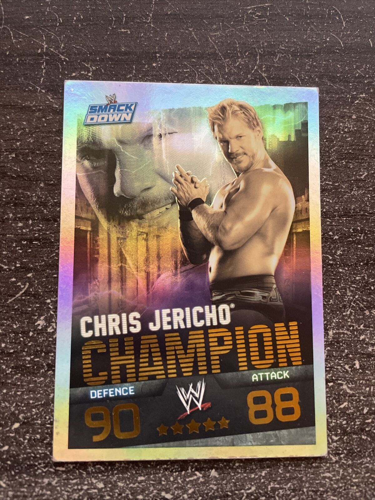 TOPPS CARD WWE SLAM ATTAX EVOLUTION FOIL CHRIS JERICHO NEW