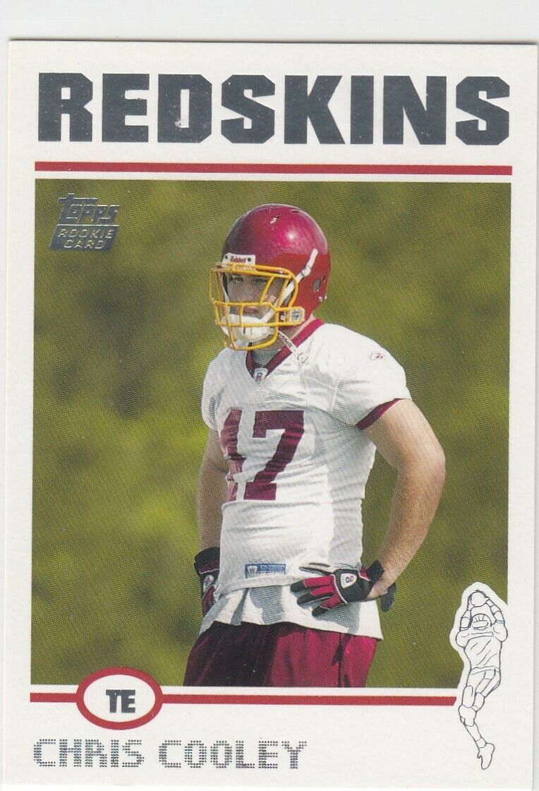 Chris cooley 2004 topps nfl football-rc 372