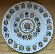 Vintage-Lyndon B. Johnson-Presidents Of The United States Collector Plate 10” picture