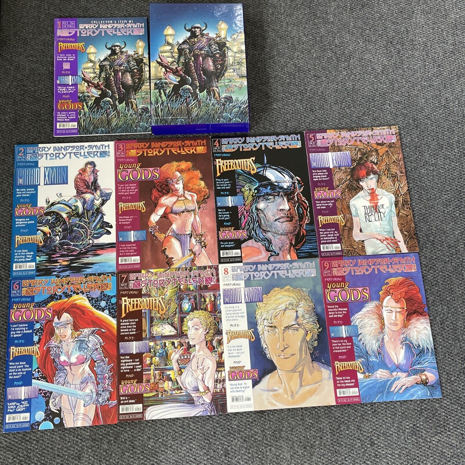 BARRY WINDSOR-SMITH STORYTELLERS #1-9 (1996) WITH CASE VERY GOOD CONDITION
