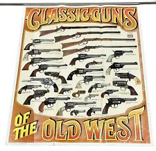 Time Life Books Original 1979 “Classic Guns of The Old West”  Vintage Gun Poster picture