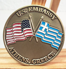 United States of America Athens Greece Embassy Challenge Coin picture