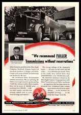 1949 Fuller Transmissions Silver Eagle Oil Hauler Truck Portland Oregon Print Ad picture