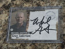 Jericho Autograph Card A5 Michael Gaston Gray Anderson picture