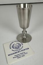 Pewter  Cordial Woodbury  CT Handcrafted Satin Finish 4 Ins. Tall New No Box picture