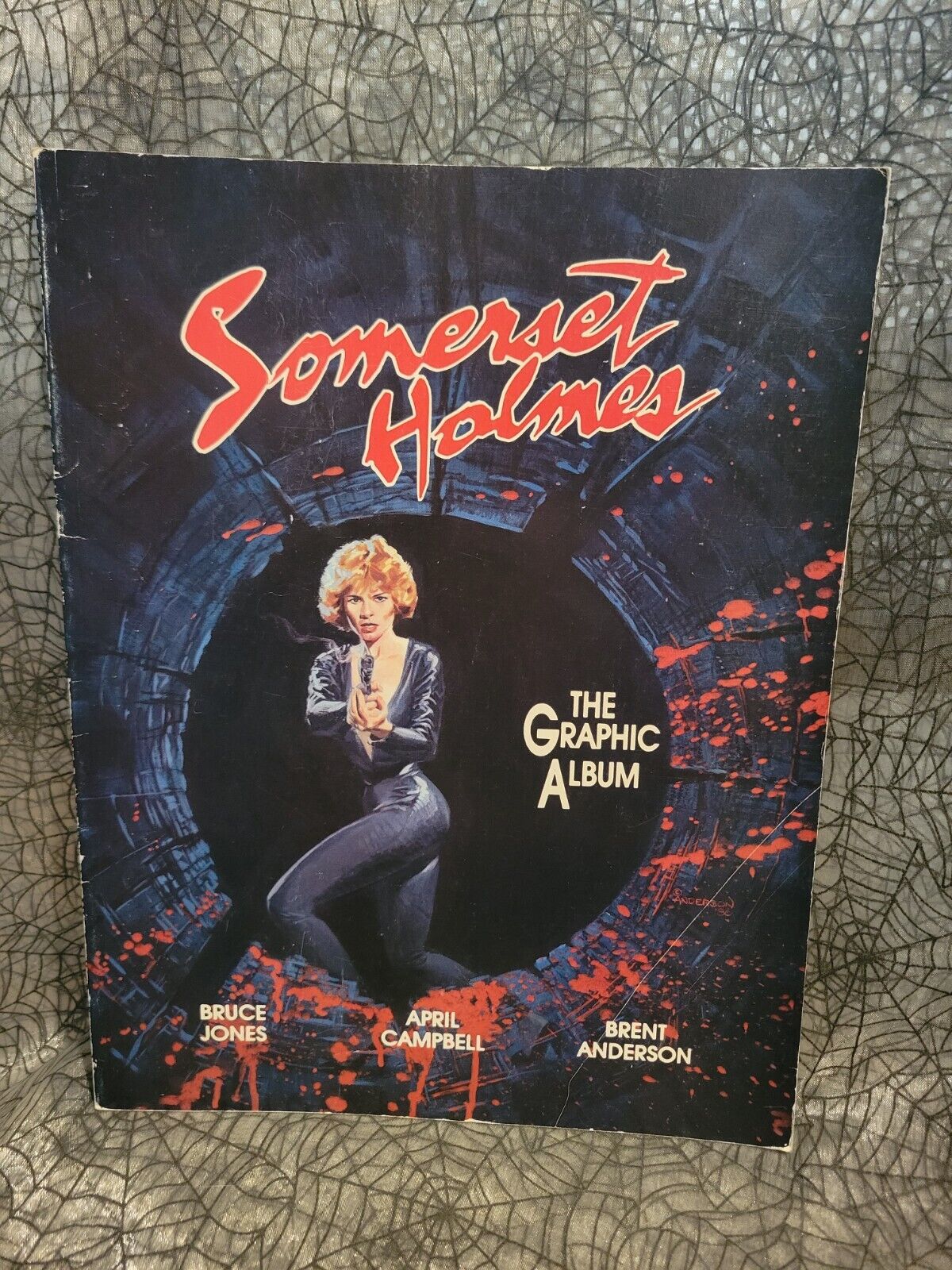 SOMERSET HOLMES THE GRAPHIC ALBUM 1987 Eclipse Comics Bruce Jones TPB Novel