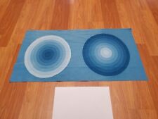 RARE Vintage Mid Century Verner Panton Mira-X blue med circle double fabric picture
