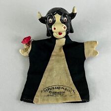 Walt Disney Ent Ferdinand the Bull Composition Head Hand Puppet Crown Toy Co picture