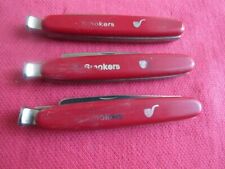 VINTAGE RED RODGERS STAINLESS STEEL Pipe Smokers  POCKET KNIFE Sheffield England picture