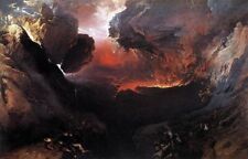 Dream-art Oil painting John-Martin-Great-Day-of-His-Wrath wonderful landscape @ picture