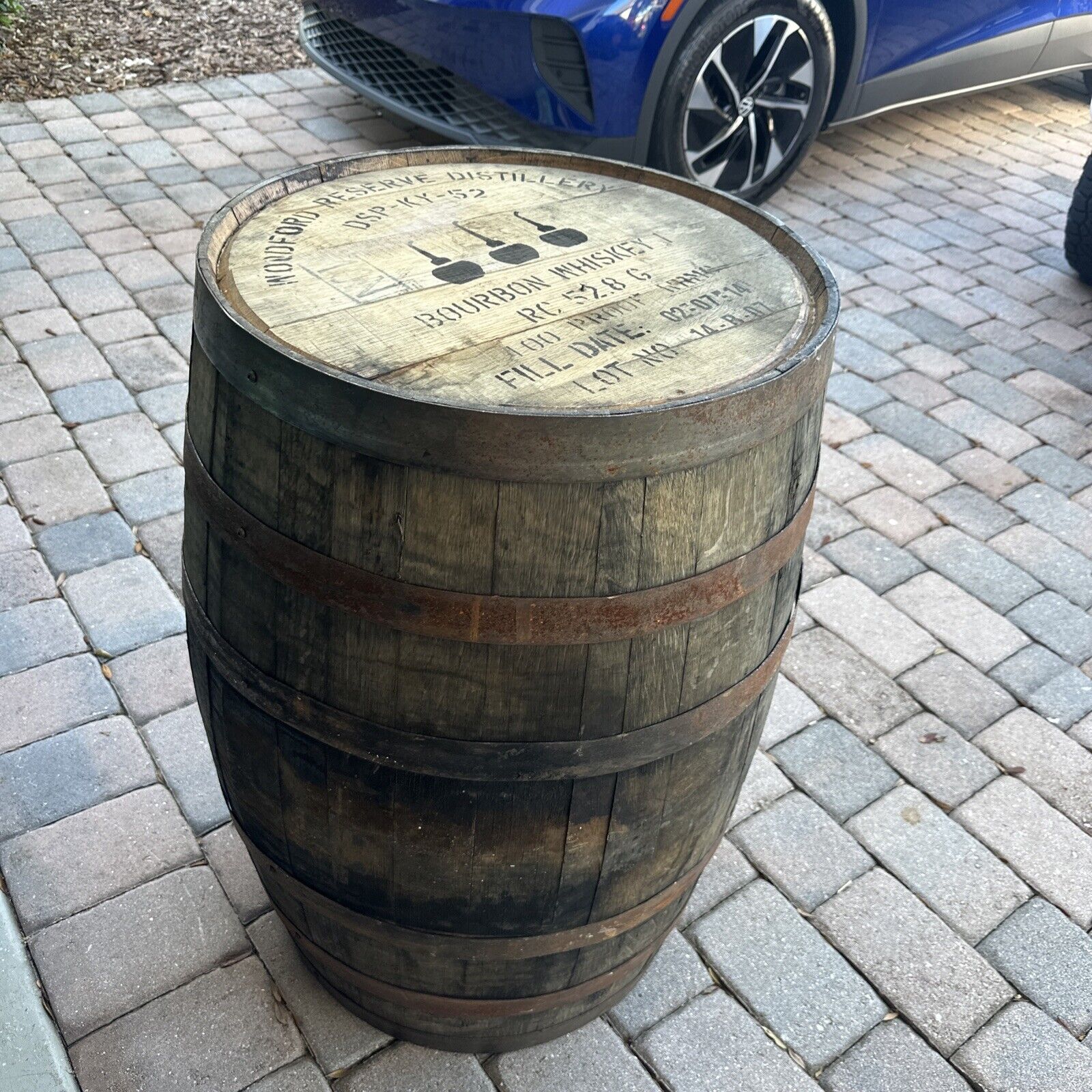 Original Whiskey Barrel Woodford Reserve Distillery Bourbon Whiskey Kentucky